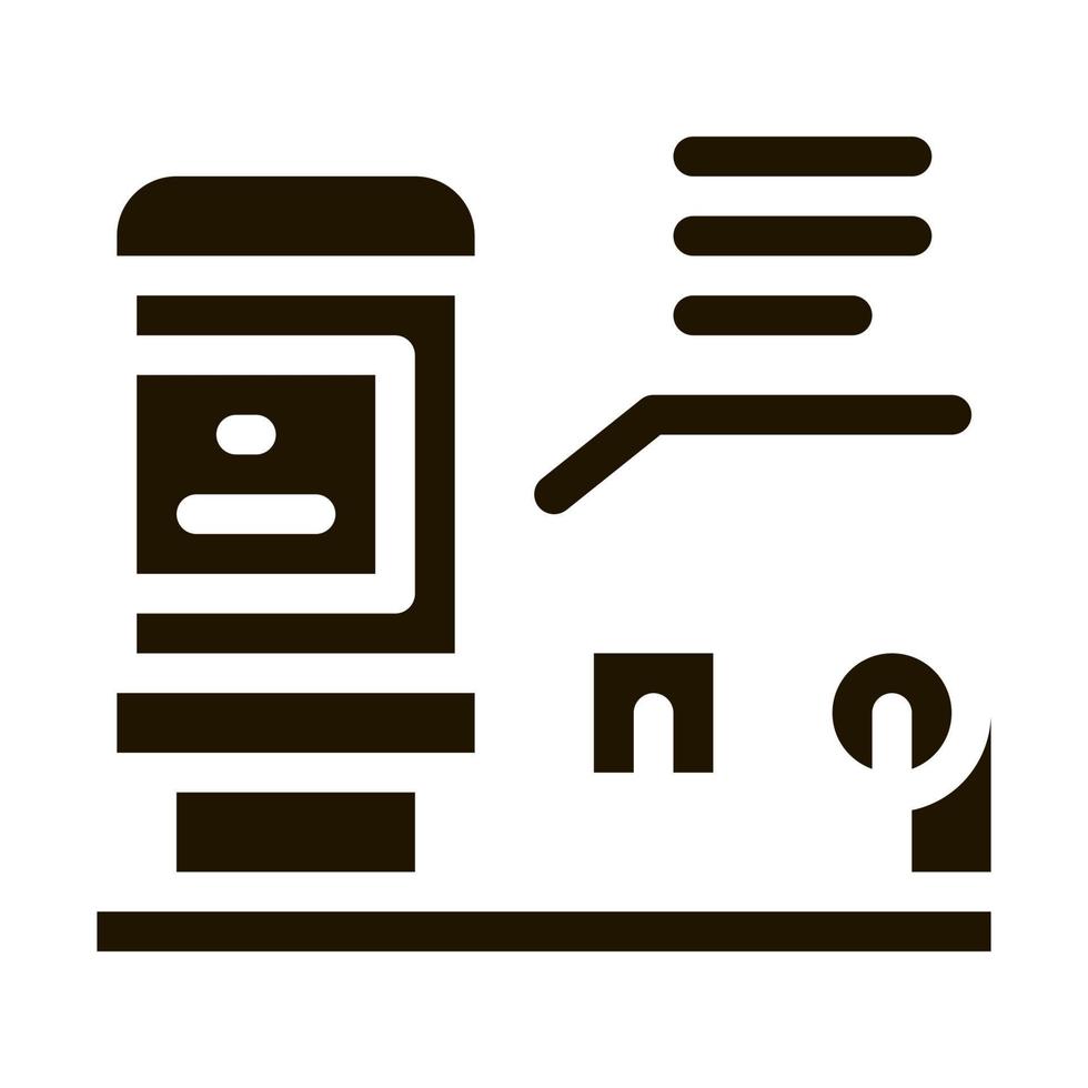 radio resistor icon Vector Glyph Illustration