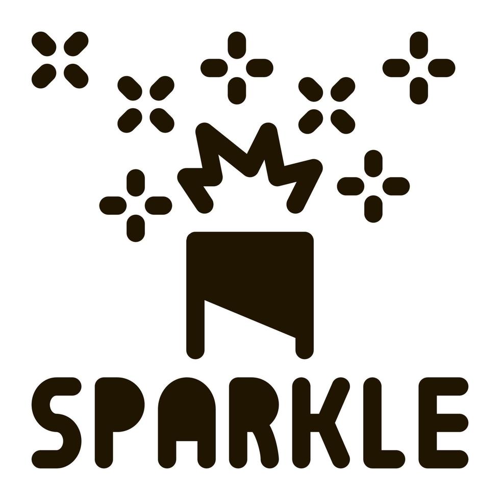 sparkle firework icon Vector Glyph Illustration