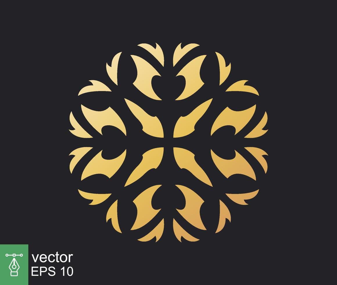 icono de logotipo de flor elegante abstracto. estilo plano sencillo. elegante flor de hoja de árbol, símbolo premium creativo universal. elegante letrero de boutique de joyas. diseño de ilustración vectorial eps 10. vector