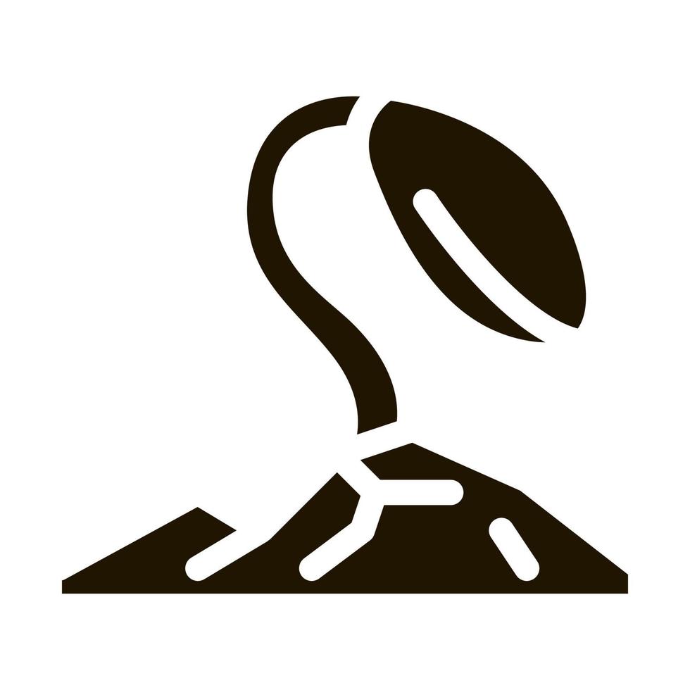 soy growth icon Vector Glyph Illustration
