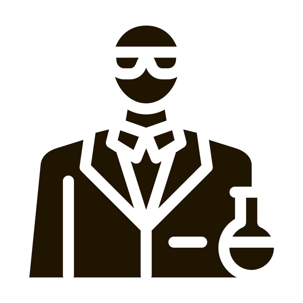 chemist profession icon Vector Glyph Illustration