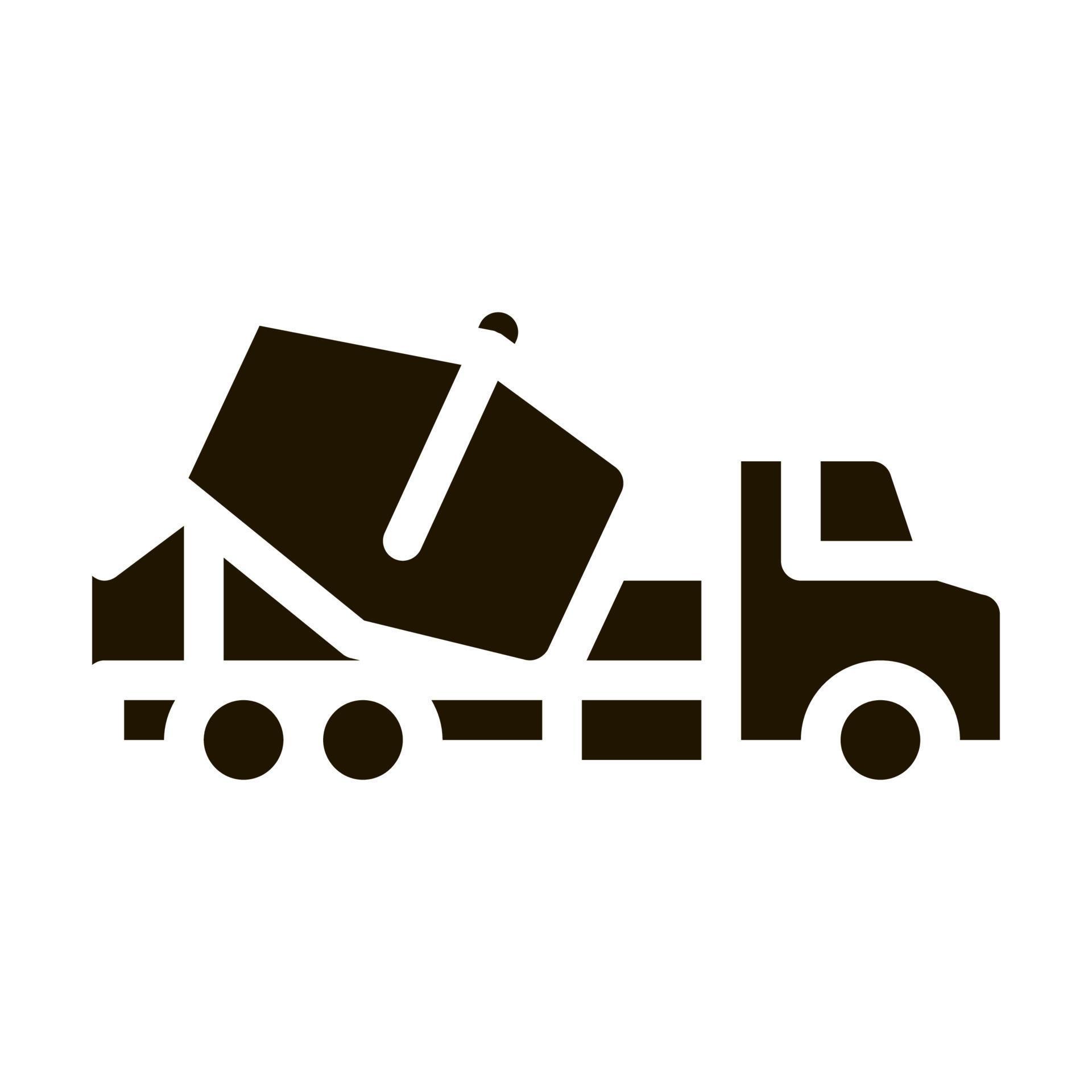 concrete mixer truck icon Vector Glyph Illustration 17497189 Vector Art