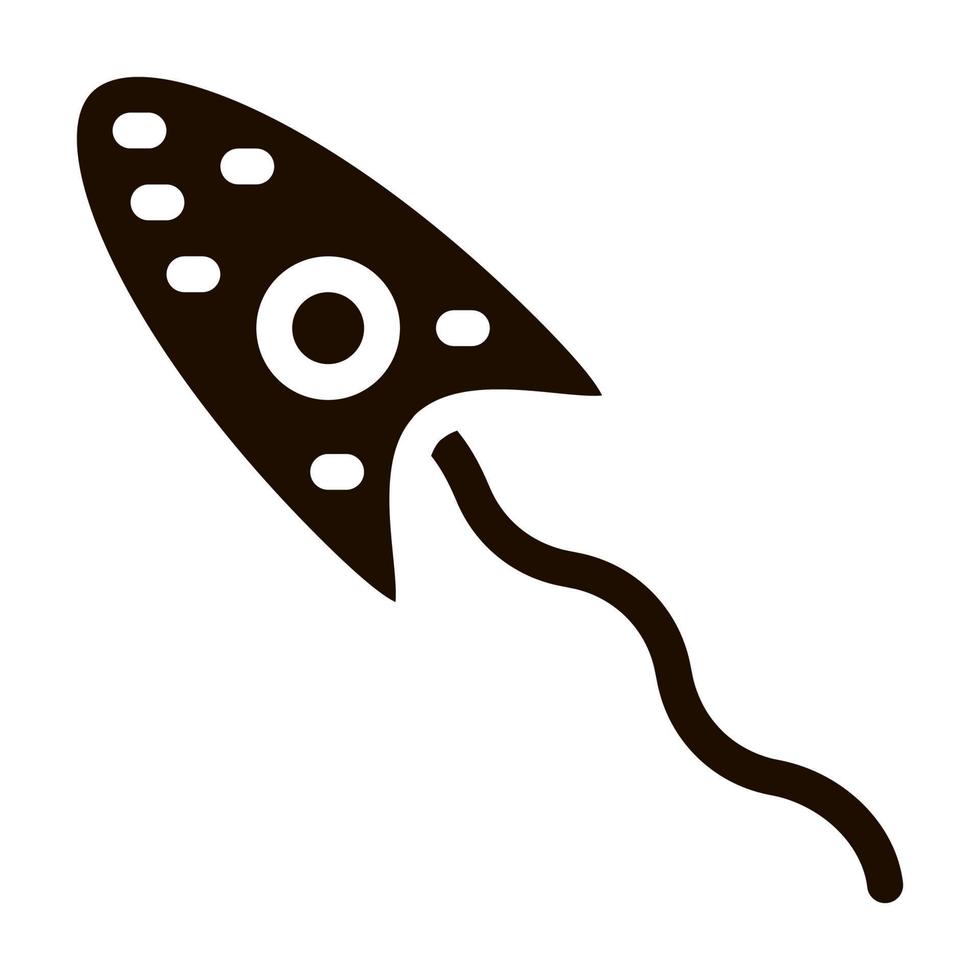 Microscopic Bacteria Germ Vector Icon
