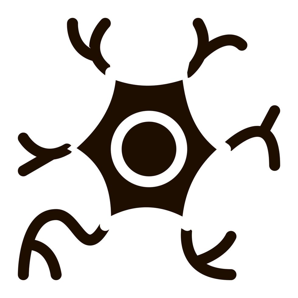 Microscopic Virus Bacterium Vector Icon