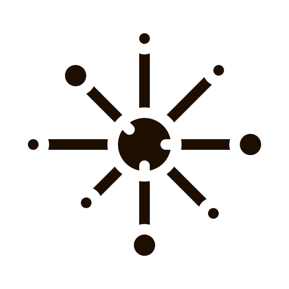 Microscopic Bacterium Germ Vector Icon