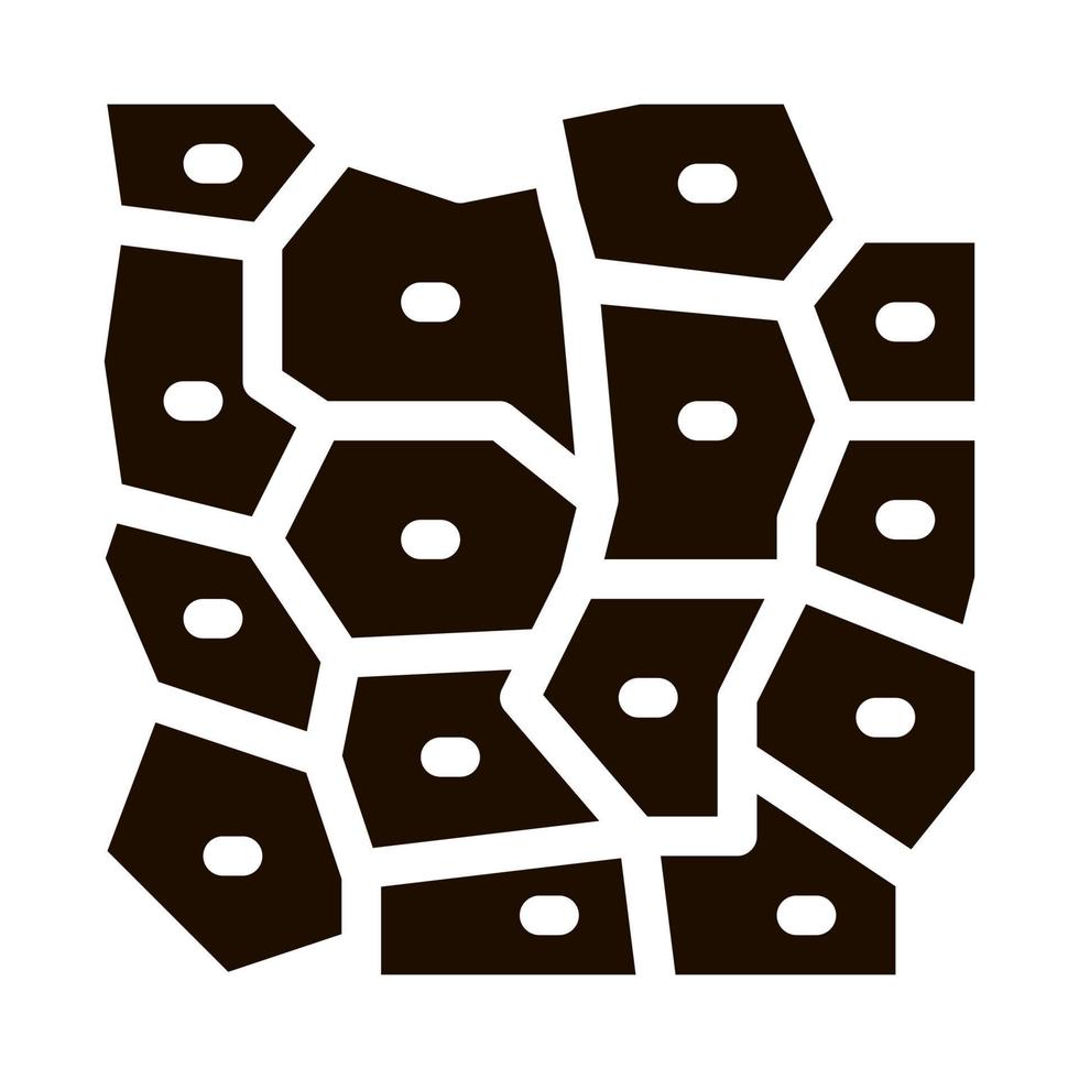 Microscopic Derm Cell Vector Sign Icon