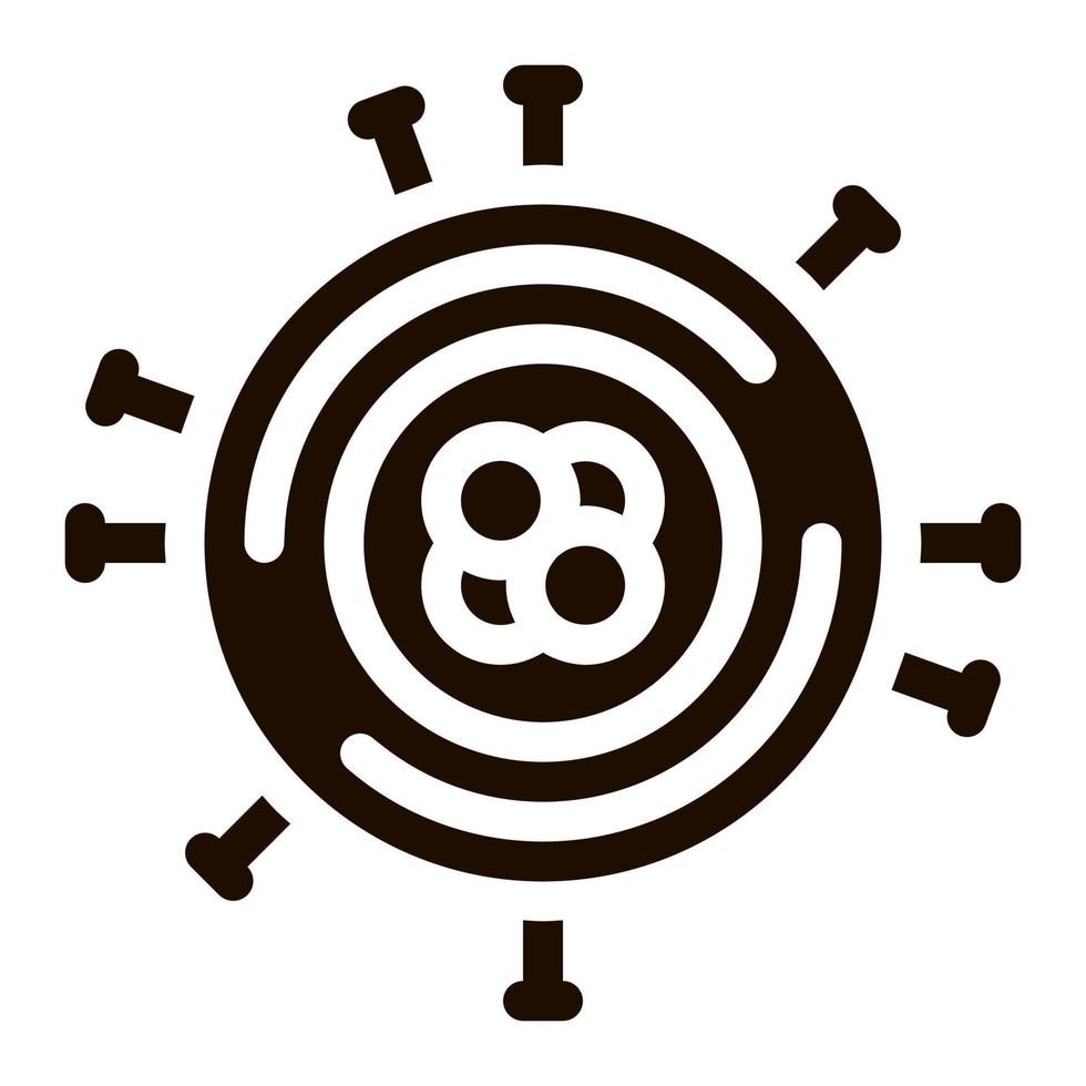 Unhealthy Pathogen Element Vector Icon