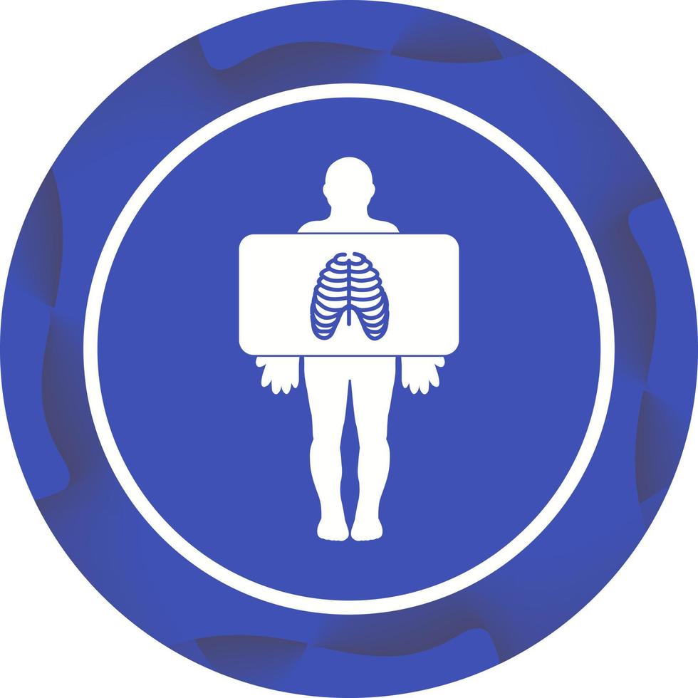 Beautiful Chest X ray Vector Glyph icon