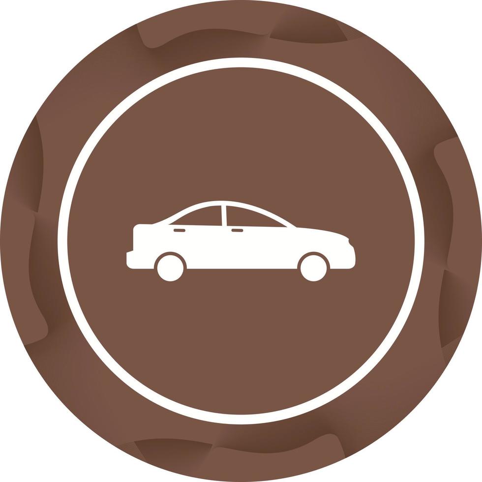 Beautiful Car Vector Glyph icon