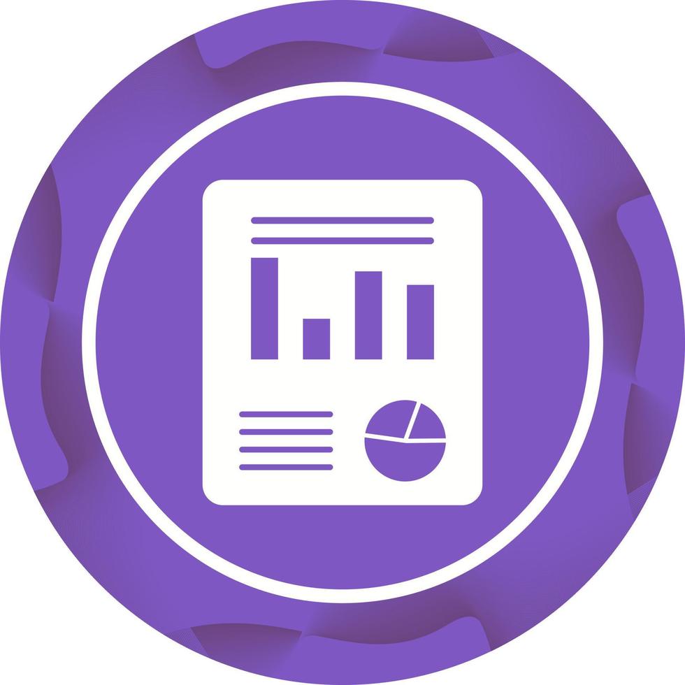 Beautiful Business chart Vector Glyph icon