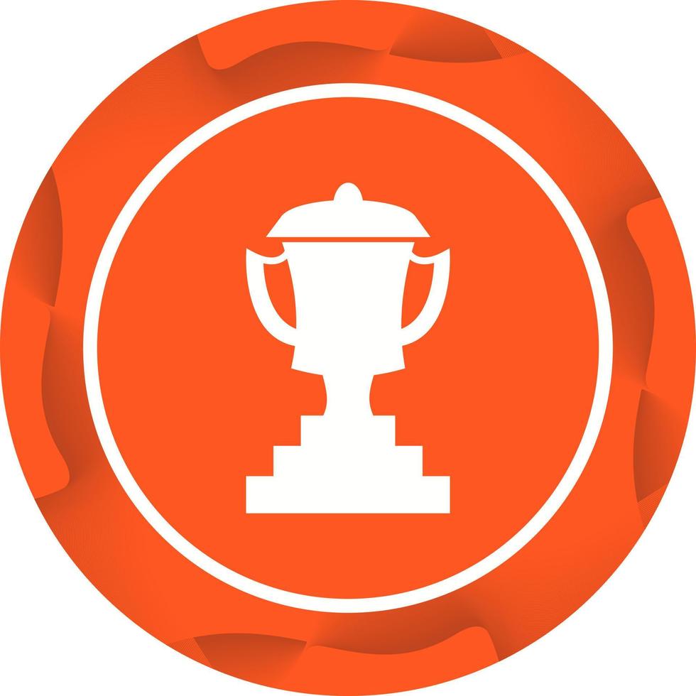 Beautiful Trophy Vector Glyph icon