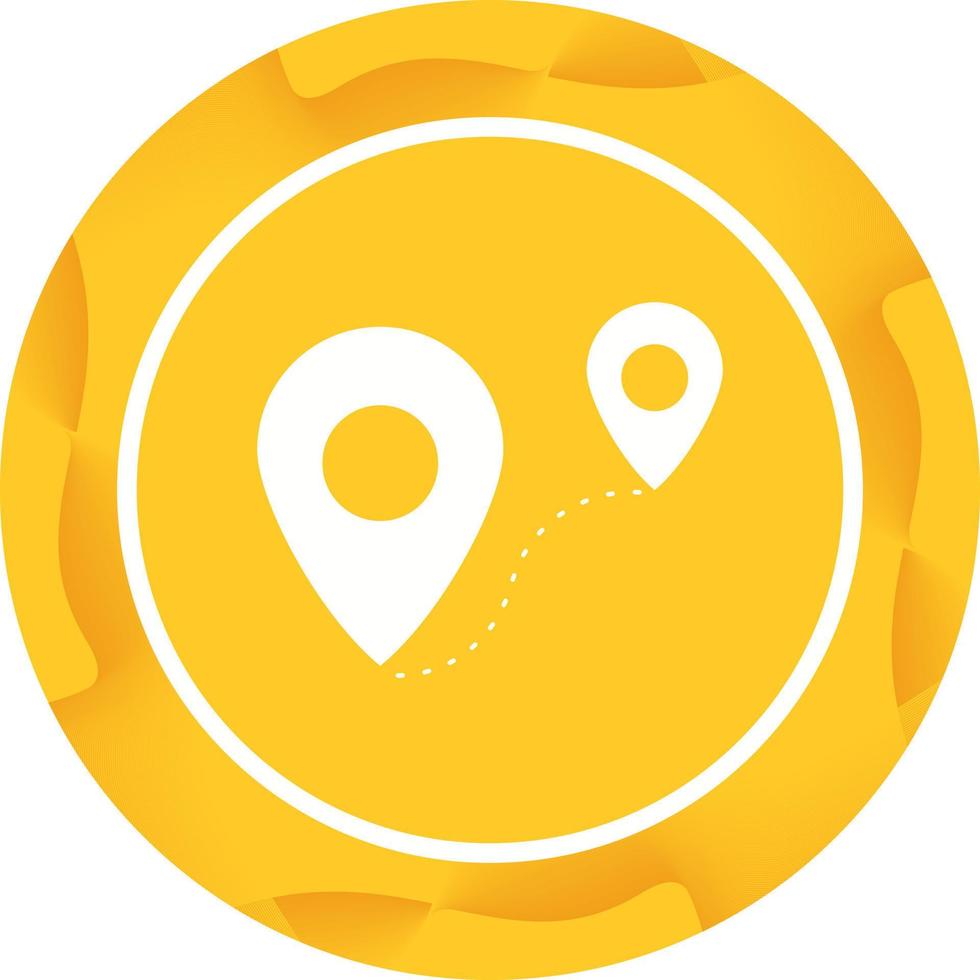 Beautiful Distance Vector Glyph icon