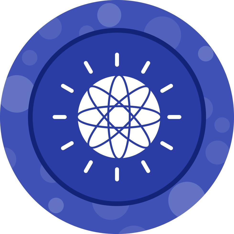 Beautiful Globe Glyph Vector Icon