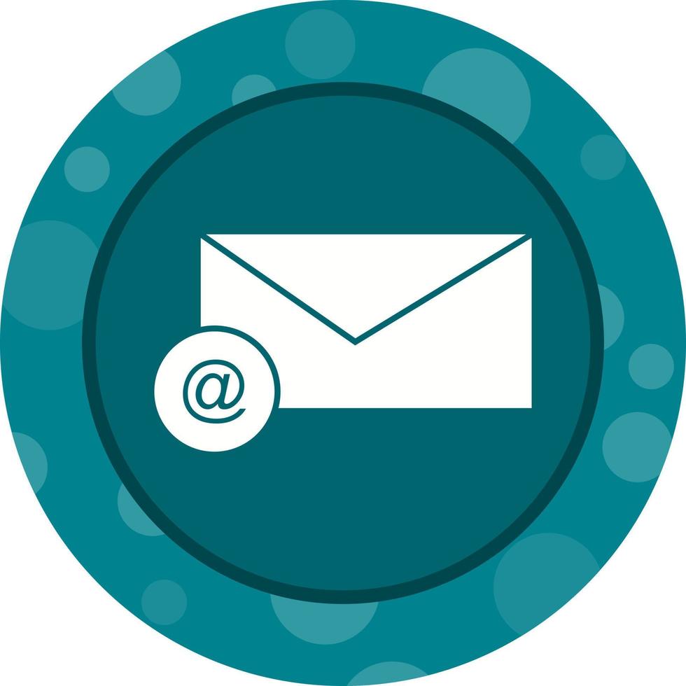 Beautiful E mail Glyph Vector Icon