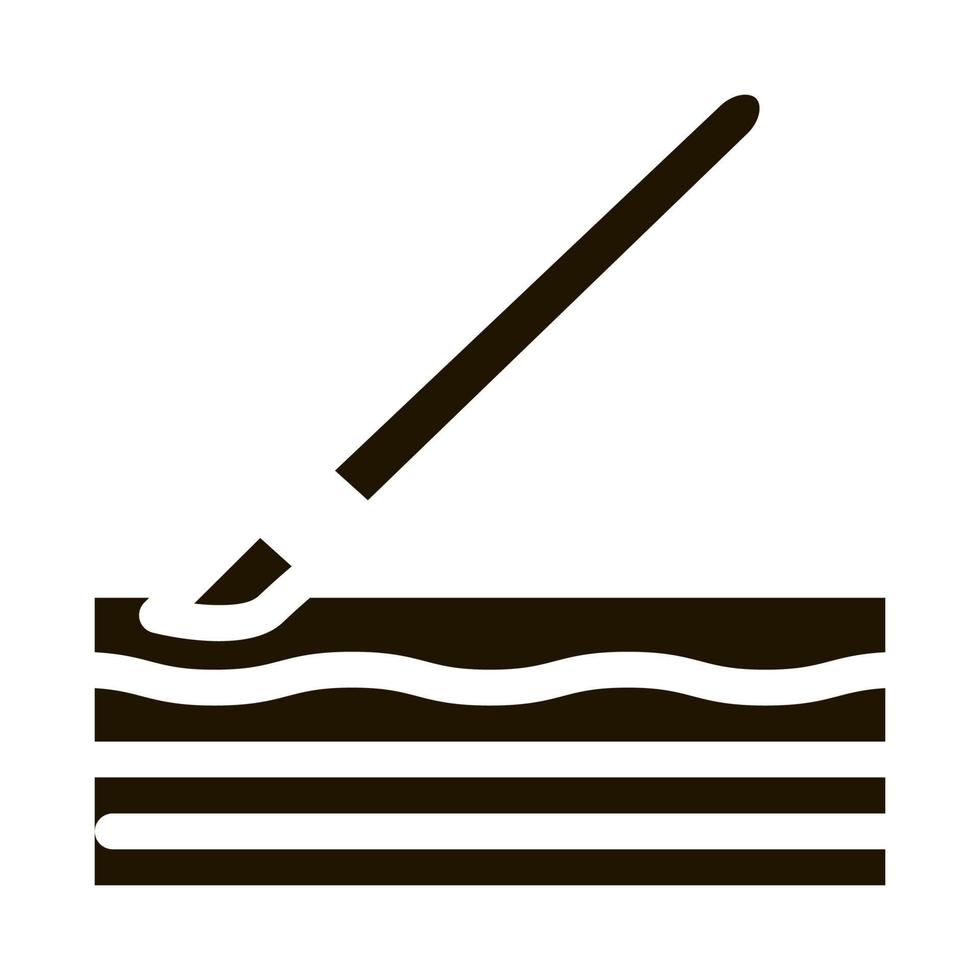 surgical incision icon Vector Glyph Illustration