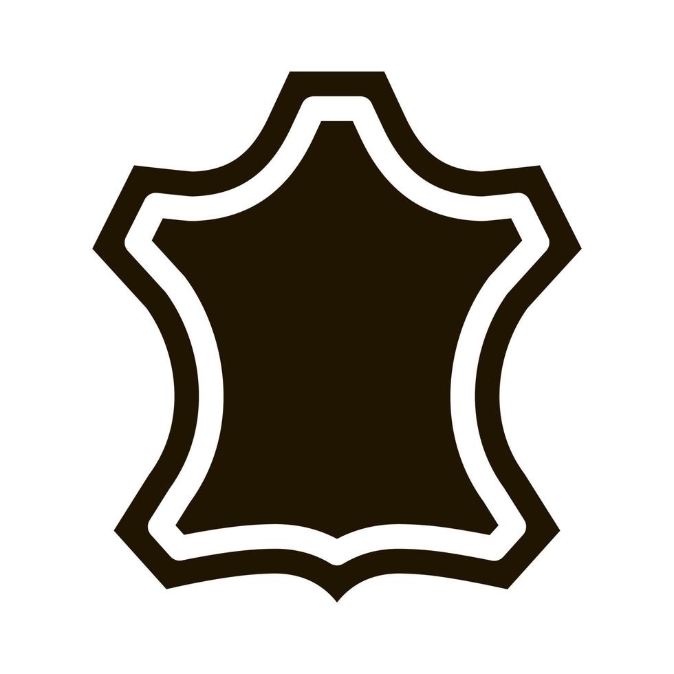 leather label icon Vector Glyph Illustration
