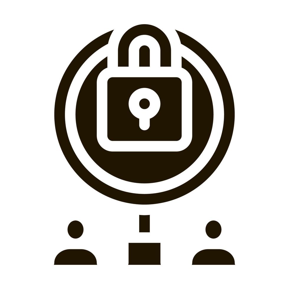 closure of knowledge for research icon Vector Glyph Illustration