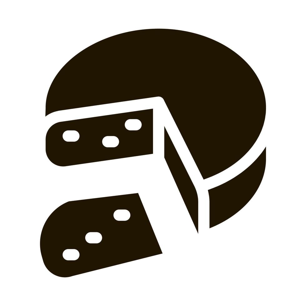 mozzarella cheese head icon Vector Glyph Illustration