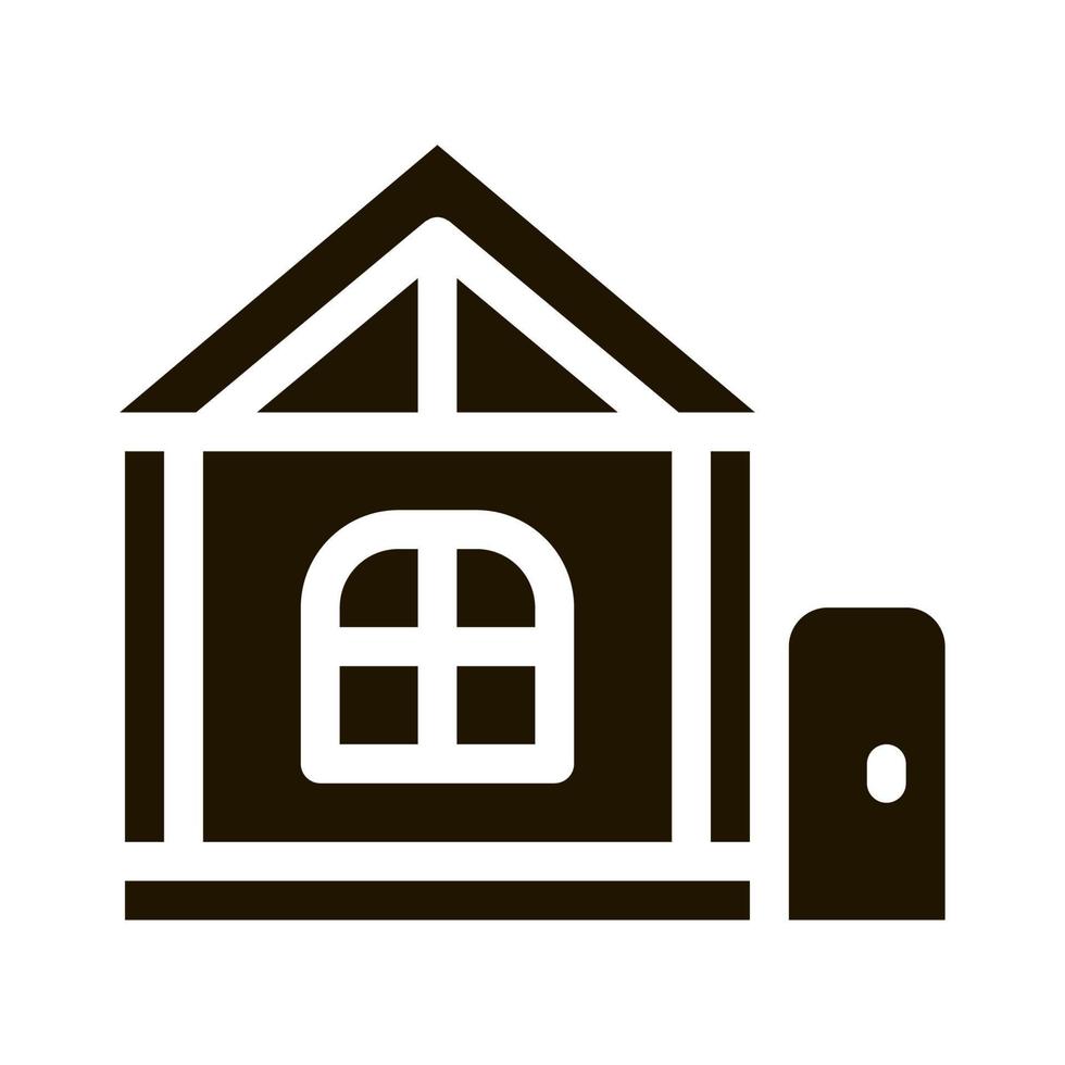 play house for children icon Vector Glyph Illustration