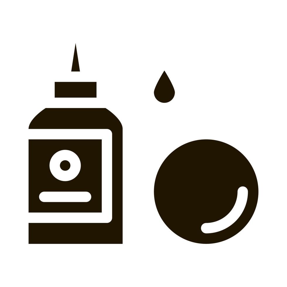 eye drops icon Vector Glyph Illustration