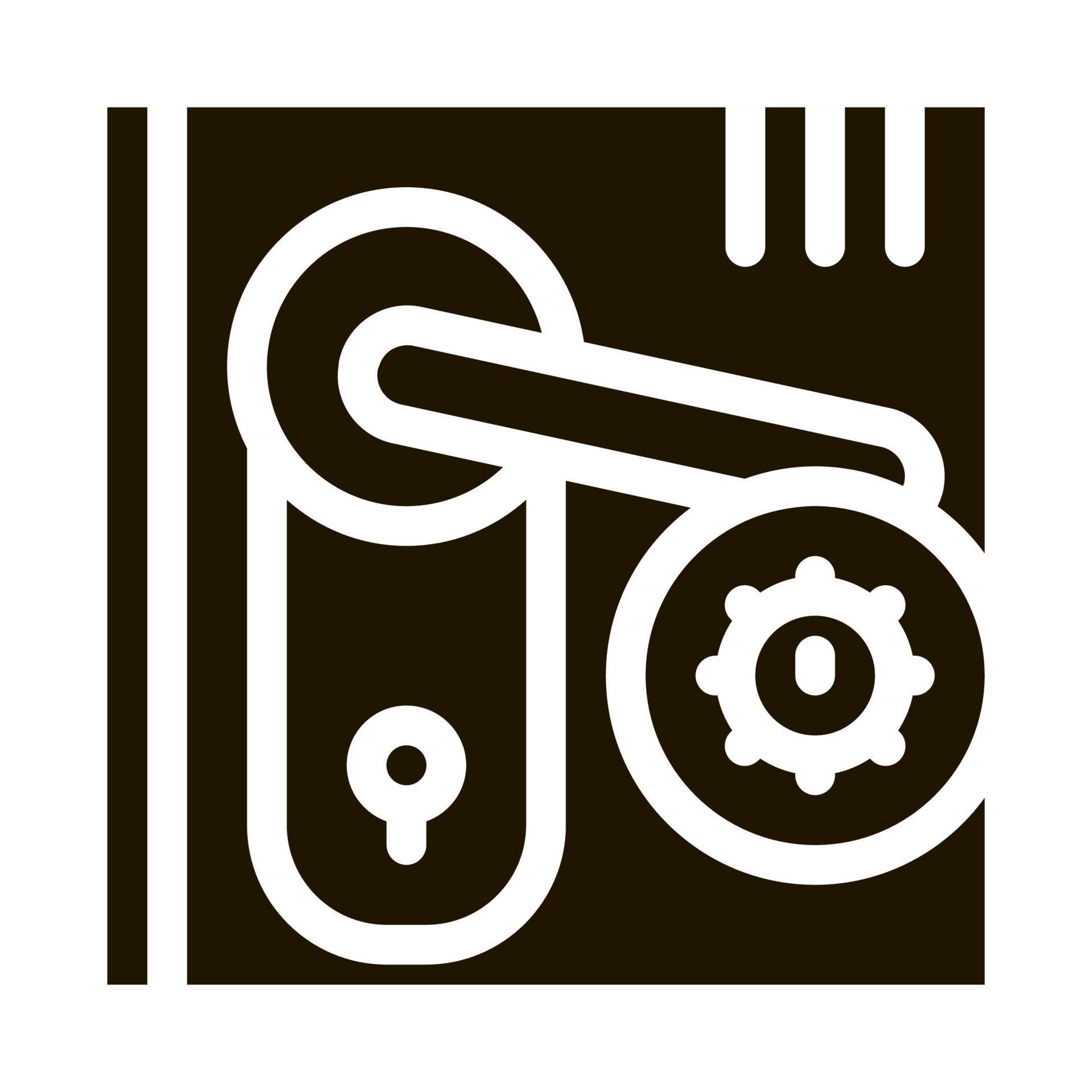 pests in keyhole icon Vector Glyph Illustration 17499074 Vector Art at Vecteezy