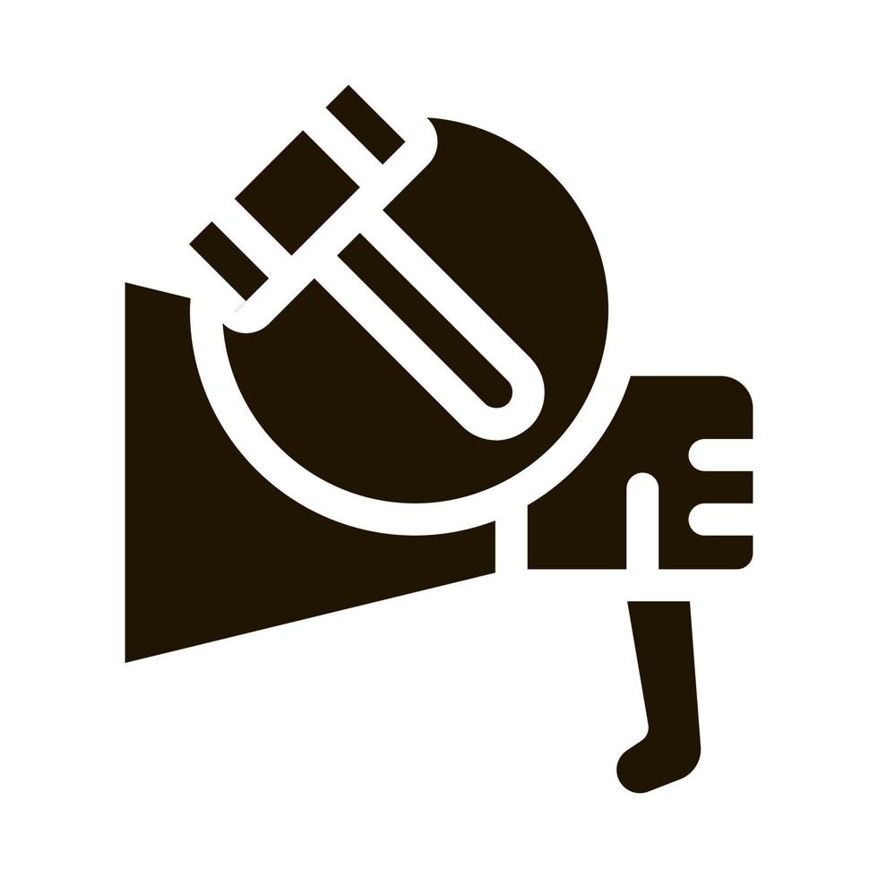 public bargaining icon Vector Glyph Illustration