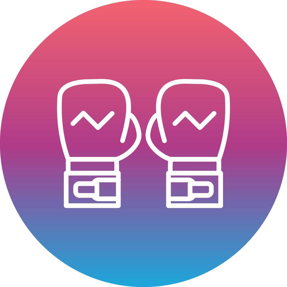 Boxing Gloves Icon vector