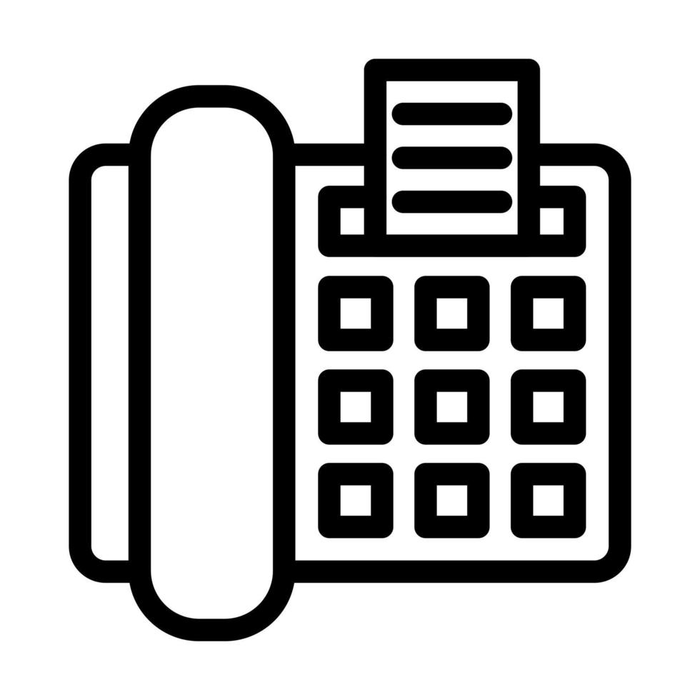 Fax Icon Design vector