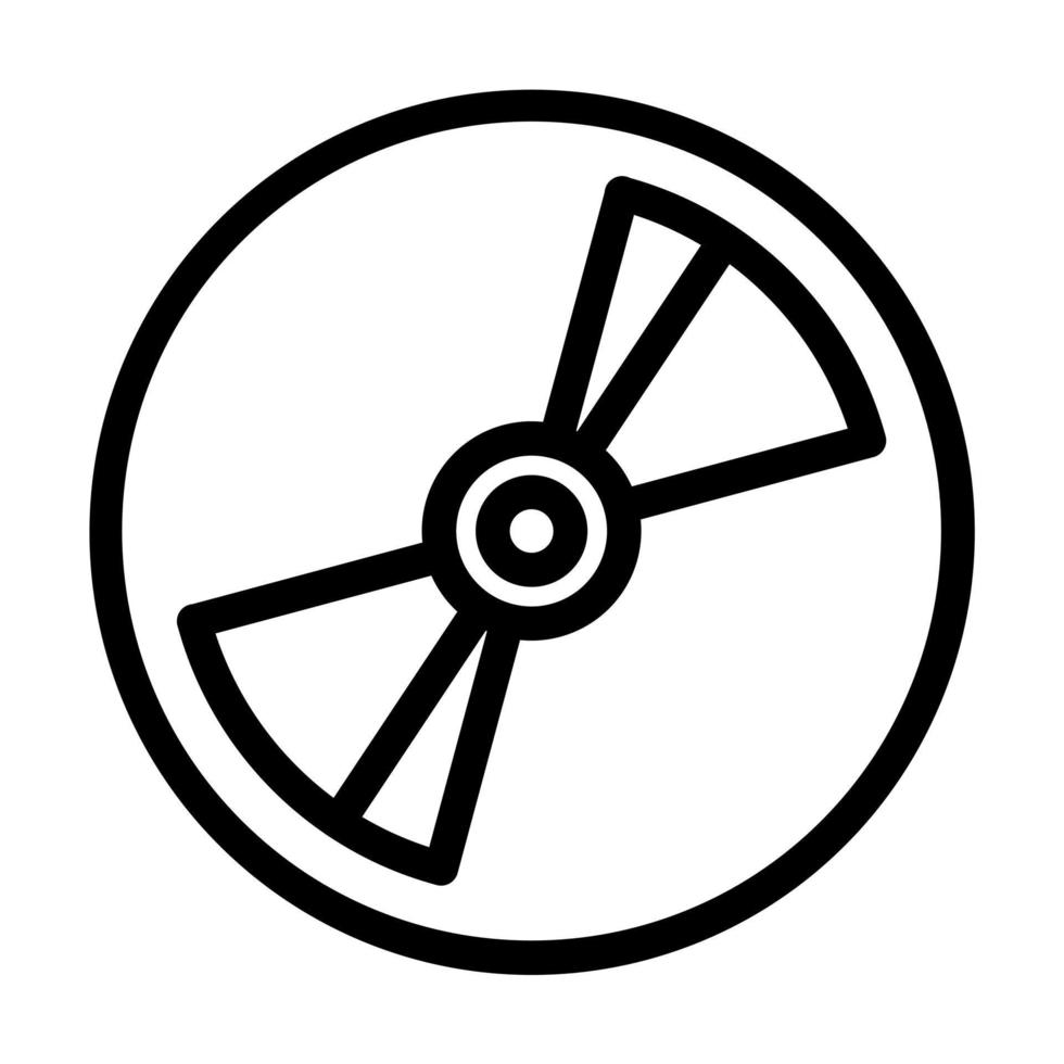 diseño de icono de disco compacto vector