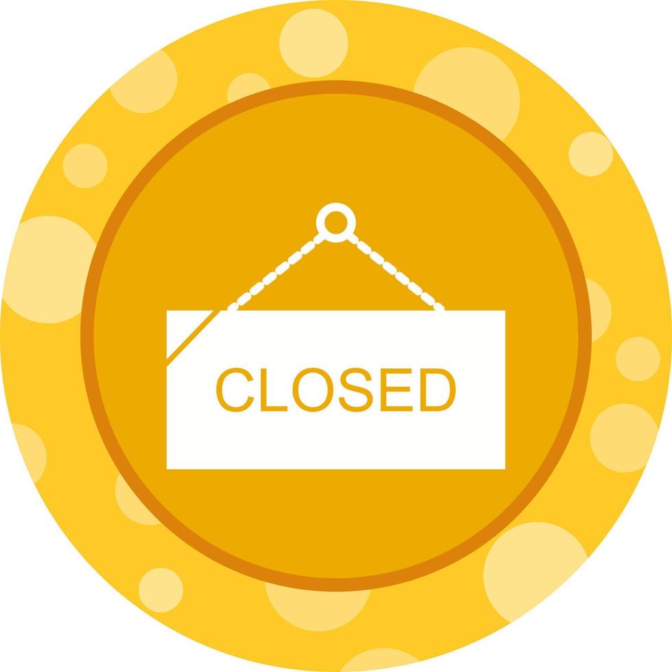 Beautiful Closed Tag Glyph Vector Icon