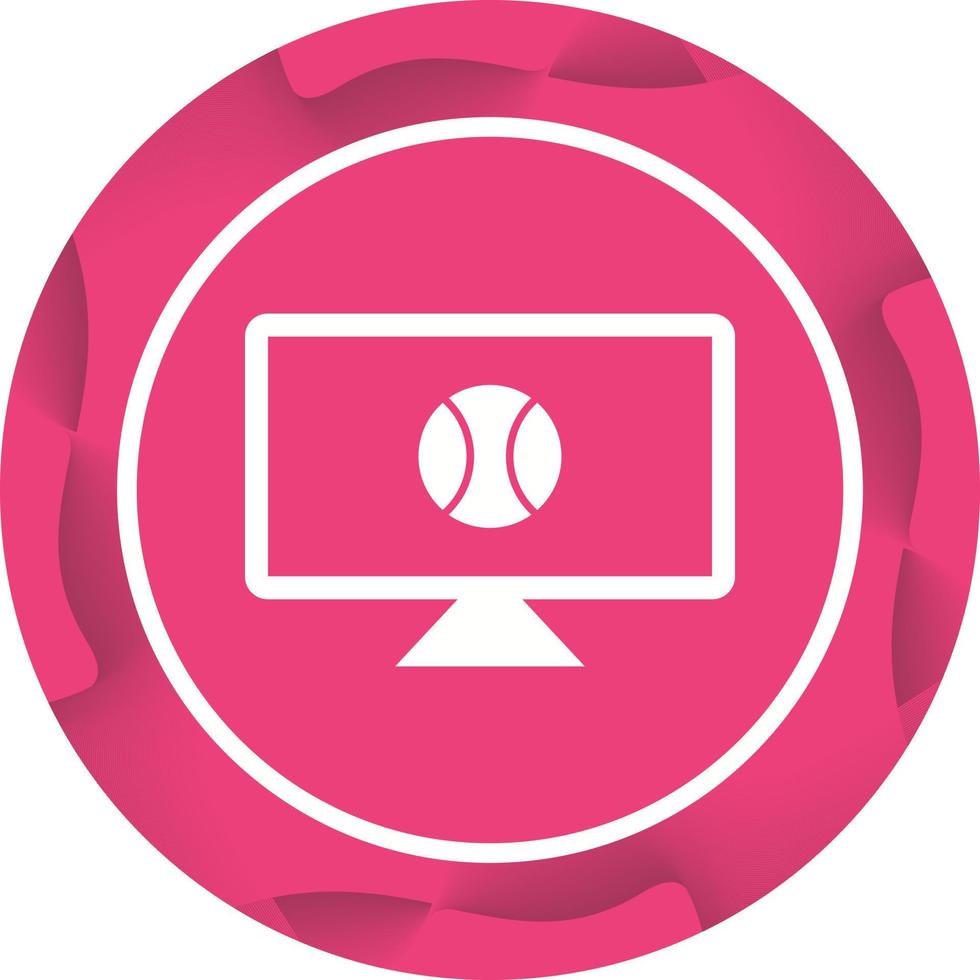 Unique Sport News Vector Glyph Icon