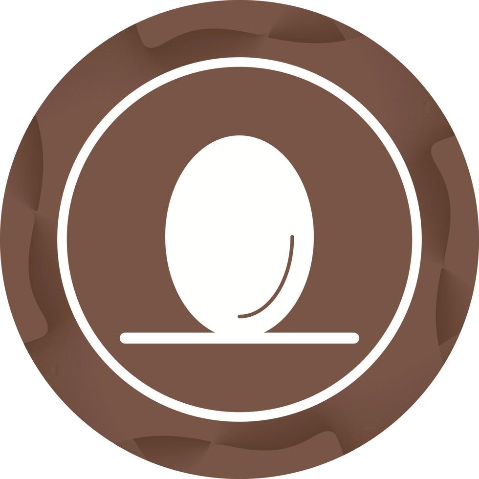 Unique Egg Vector Glyph Icon