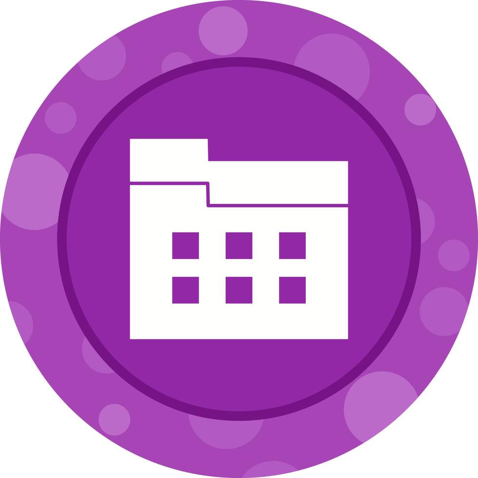 Unique File Manager Vector Glyph Icon