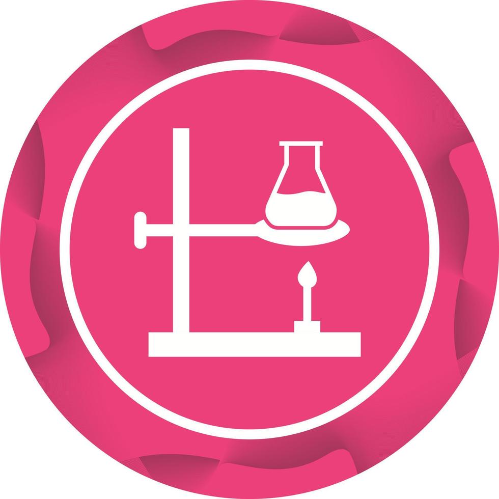 Unique Experiment On Heat I Vector Glyph Icon