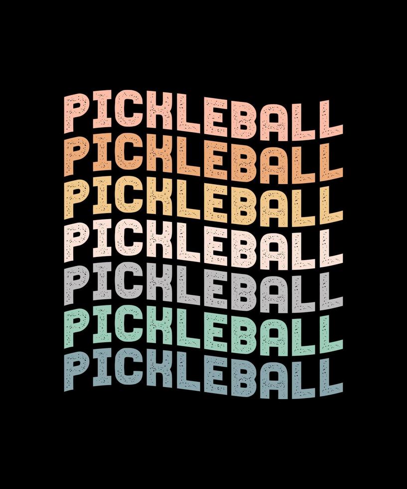 Pickleball illustration vector tshirt desgn