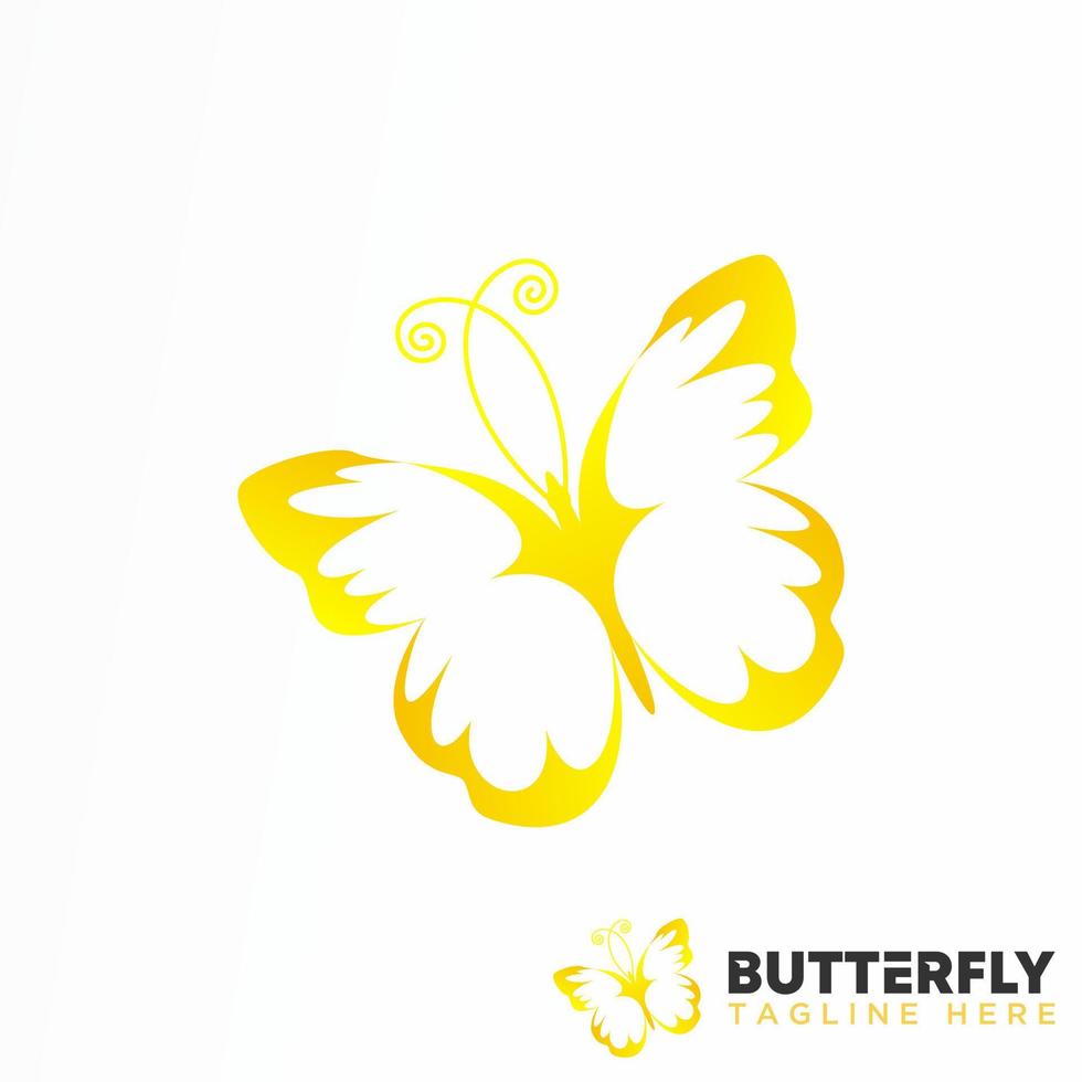 simple butterfly unique shape image graphic icon logo design abstract concept vector stock. can be used as corporate identity related to elegance or animal
