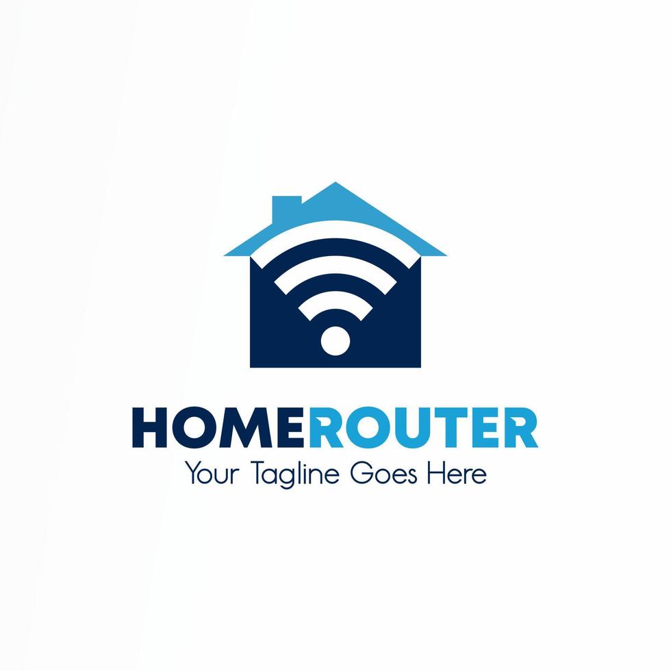 Simple and unique Roof house with wifi signal and hole key Image graphic icon logo design abstract concept vector stock. Can be used as a symbol related to tech or property