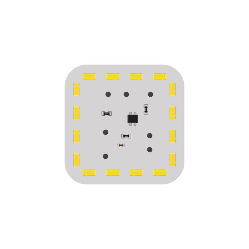 plantilla de vector de logotipo de diseño de placa de circuito impreso pcb