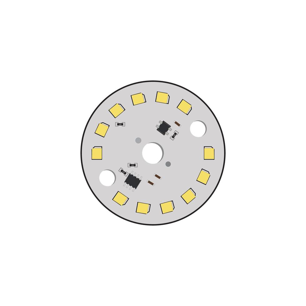 plantilla de vector de logotipo de diseño de placa de circuito impreso pcb