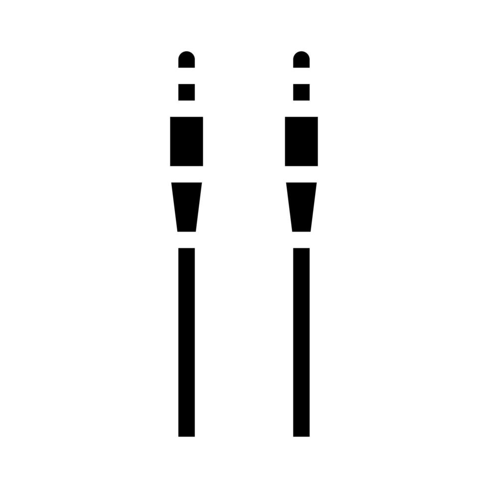 cables optical fiber icon vector glyph illustration