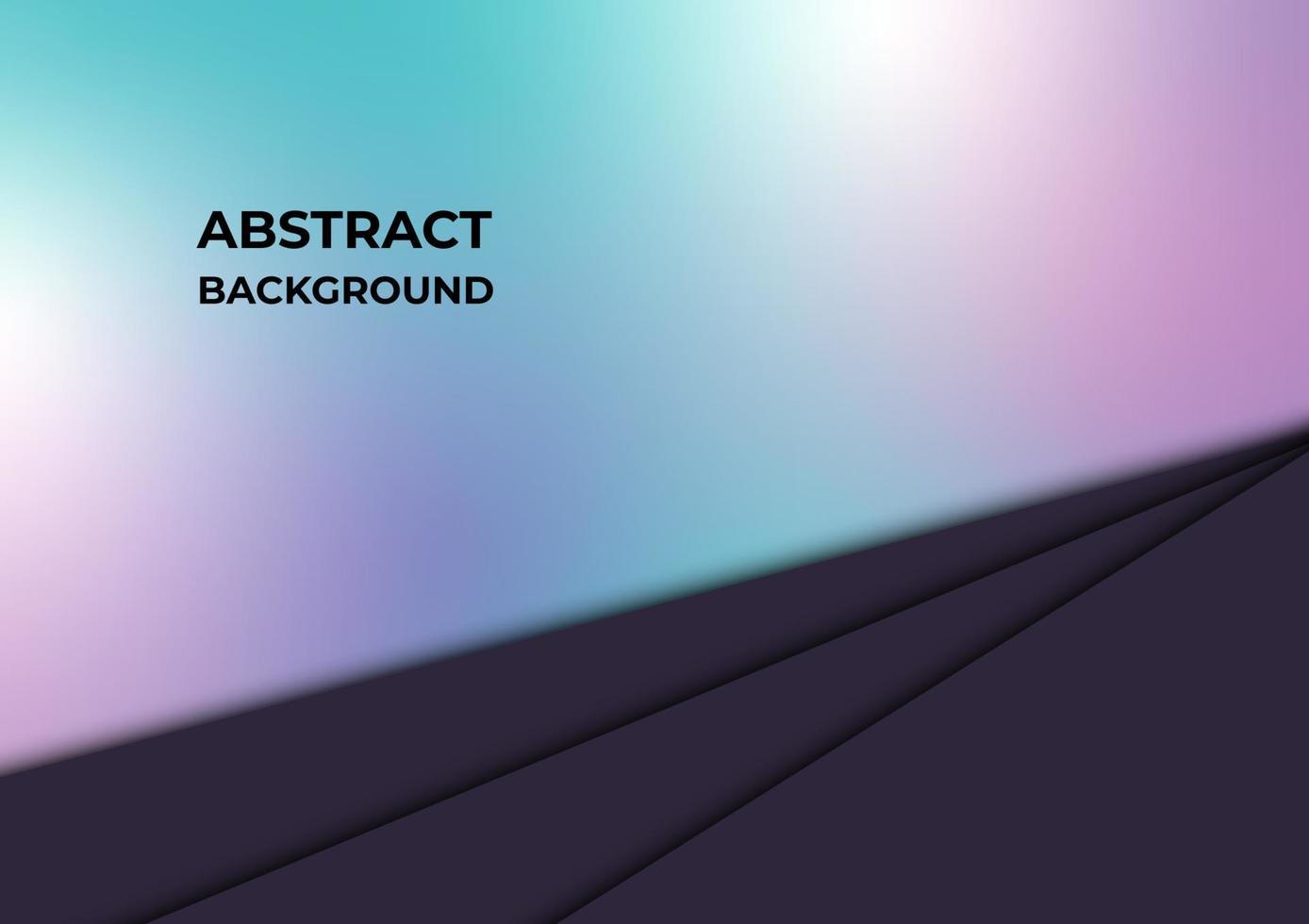 Abstract pastel line space modern style banner background vector