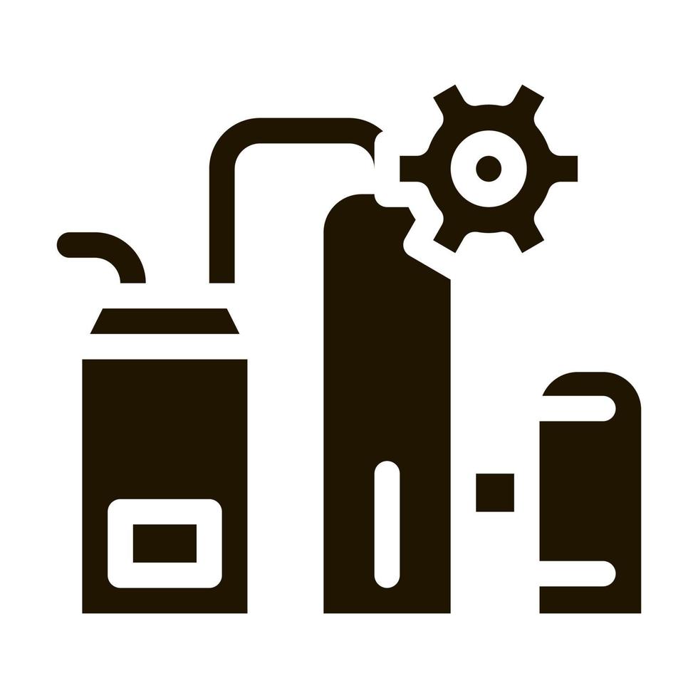 milk products icon Vector Glyph Illustration
