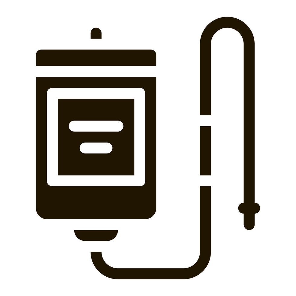 medical dropper icon Vector Glyph Illustration