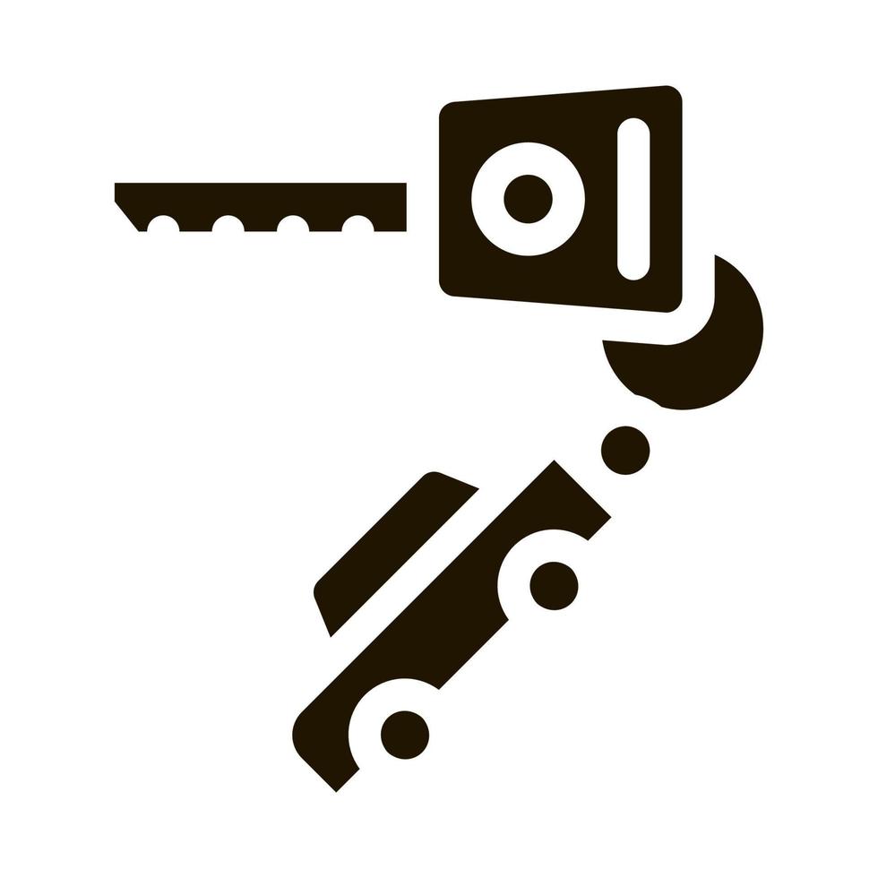 car keys icon Vector Glyph Illustration