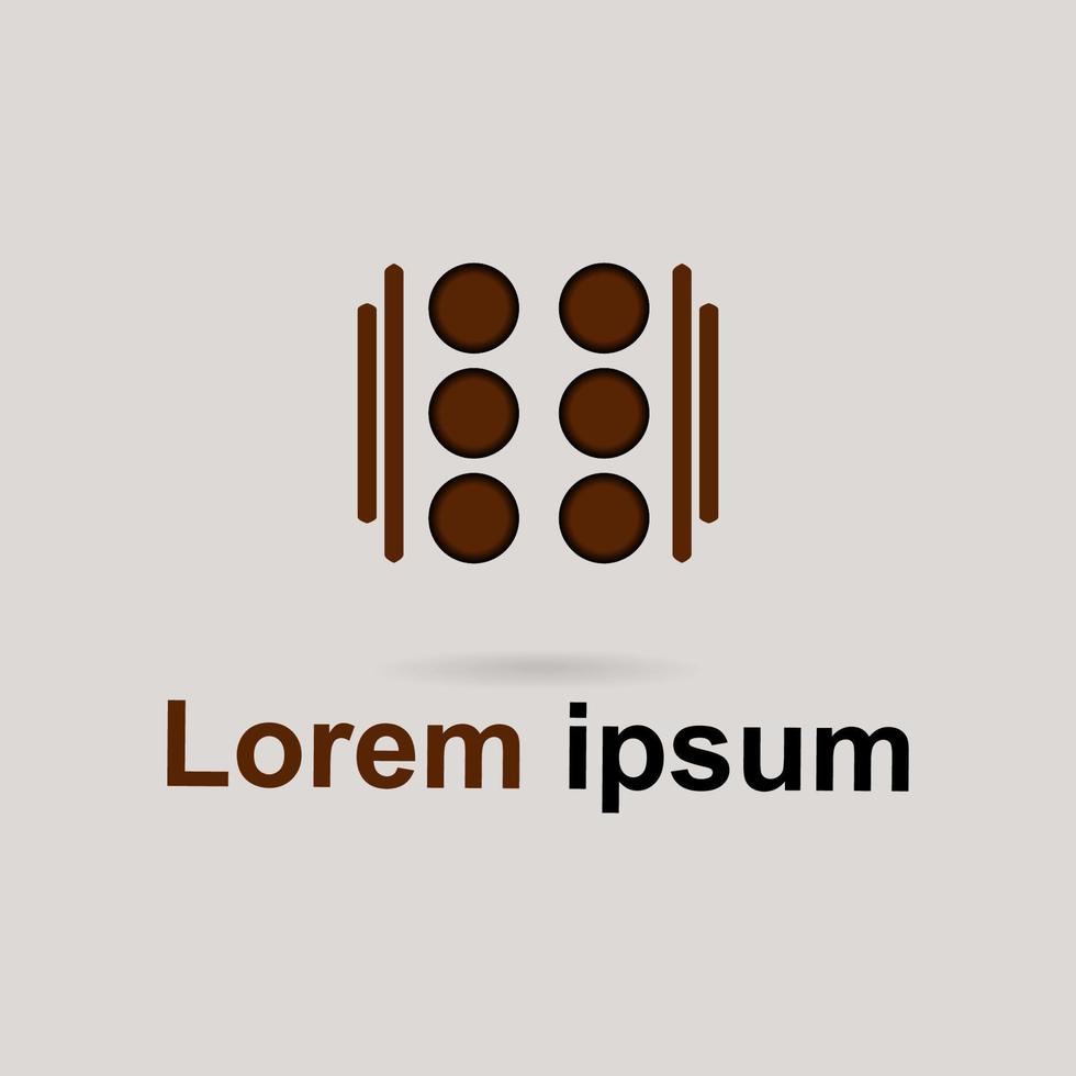 Simple logo design. Eps 10 vector