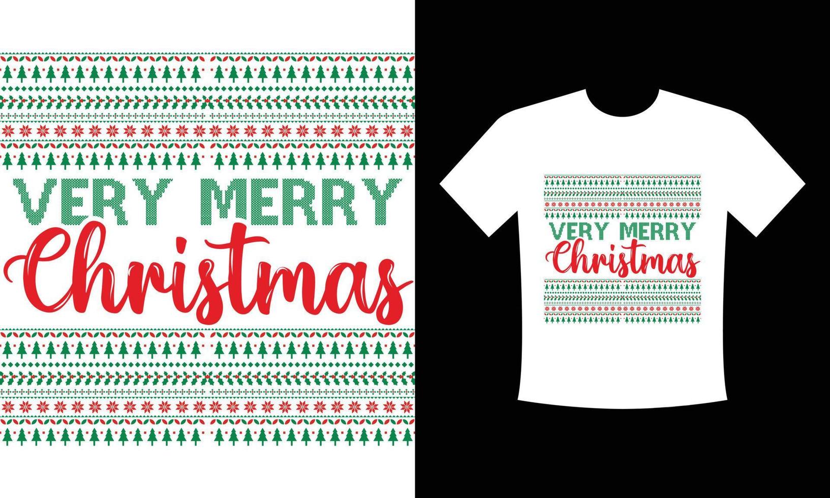 Christmas T-shirt design vector