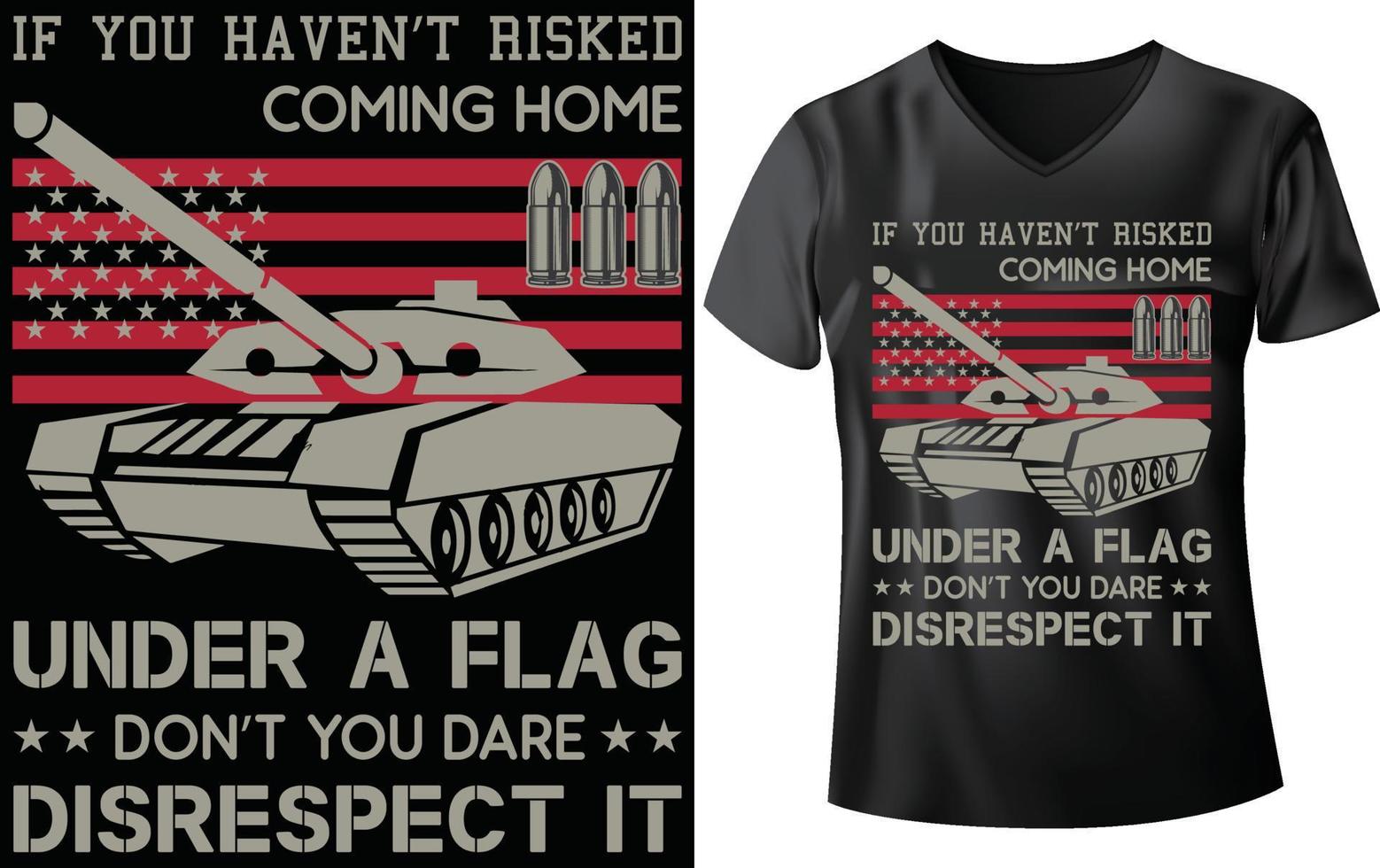 MILITARY T-SHIRT DESIGN vector