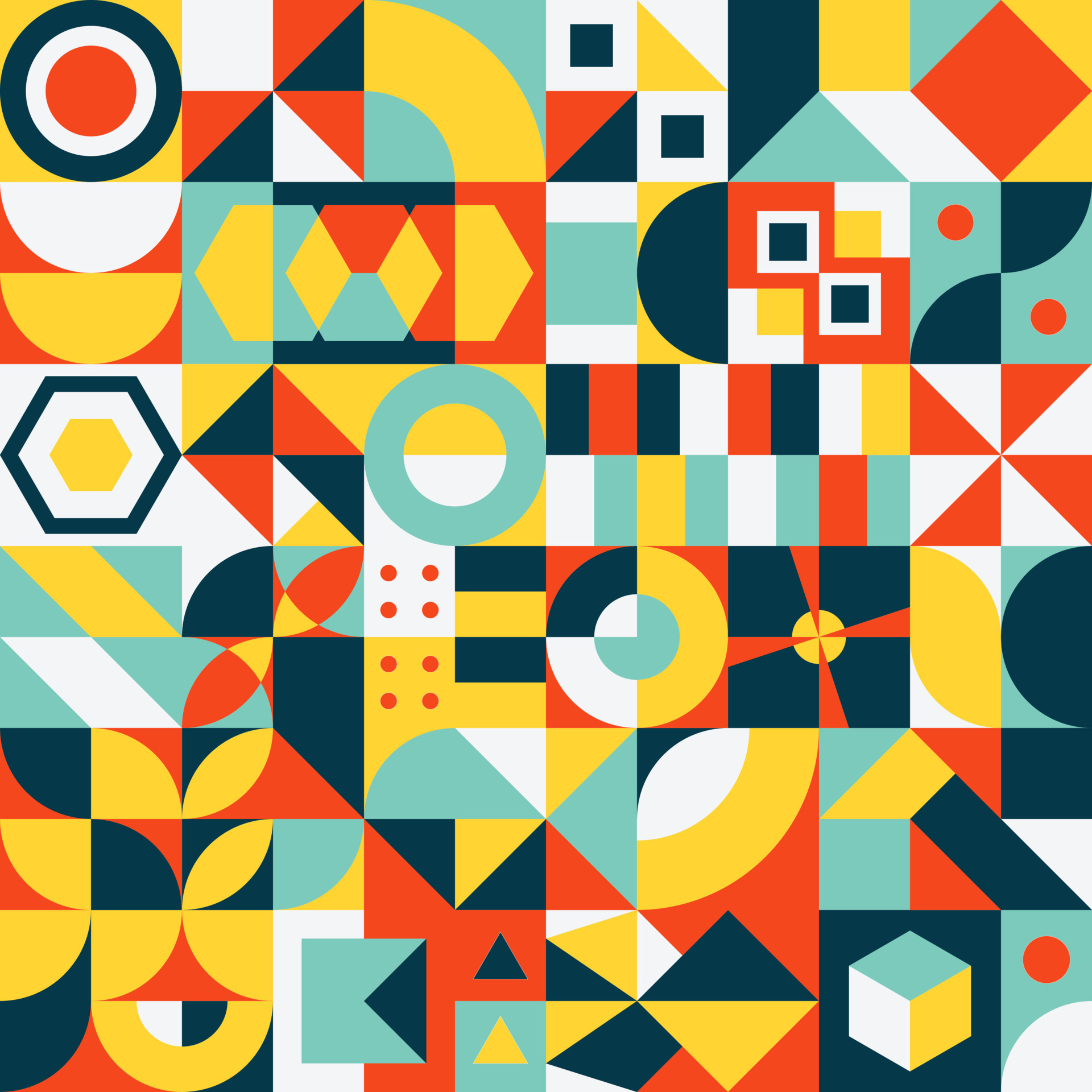 Colorful abstract pattern design in retro style.pattern design with ...
