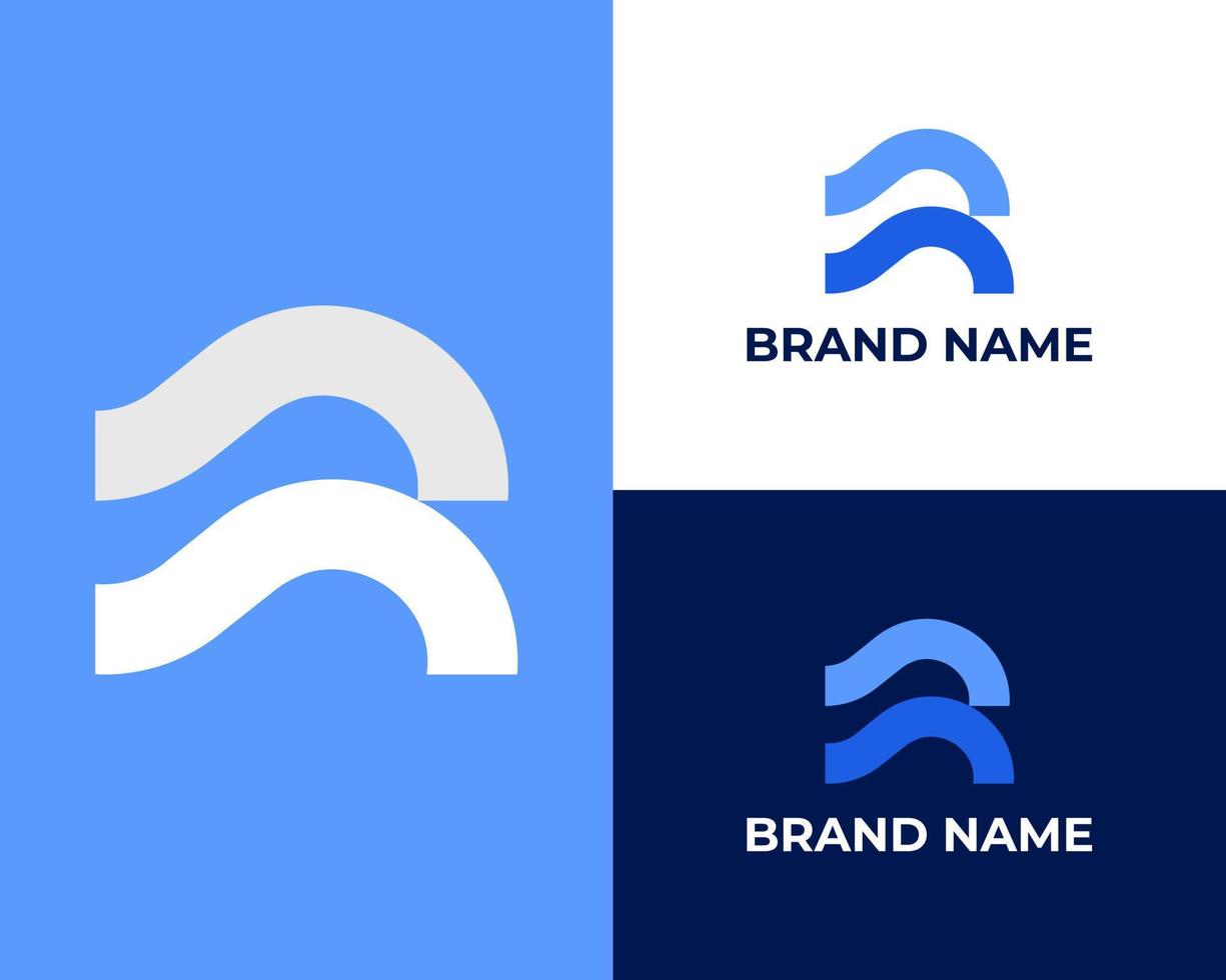 Letter N logo icon design template elements vector
