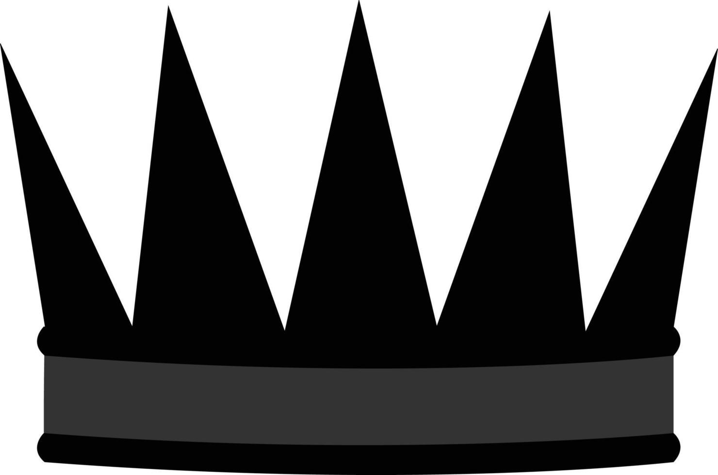 Vintage crown realistic illustration vector